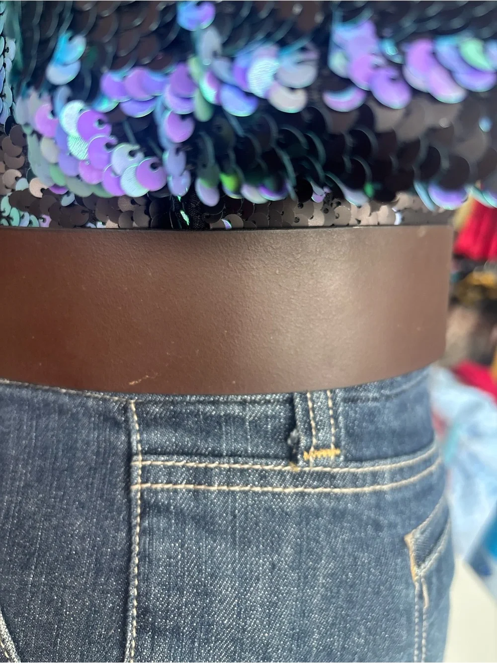 Banana Republic brown leather